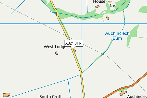AB21 0TR map - OS VectorMap District (Ordnance Survey) AB21 0TR map - OS VectorMap District (Ordnance Survey)