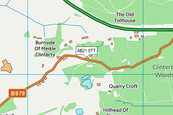 AB21 0TT map - OS VectorMap District (Ordnance Survey) AB21 0TT map - OS VectorMap District (Ordnance Survey)