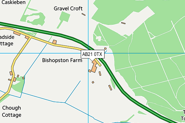 AB21 0TX map - OS VectorMap District (Ordnance Survey) AB21 0TX map - OS VectorMap District (Ordnance Survey)