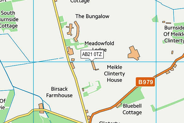 AB21 0TZ map - OS VectorMap District (Ordnance Survey) AB21 0TZ map - OS VectorMap District (Ordnance Survey)