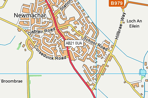 AB21 0UA map - OS VectorMap District (Ordnance Survey) AB21 0UA map - OS VectorMap District (Ordnance Survey)