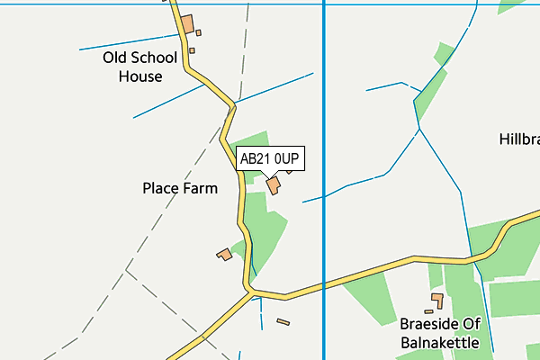 AB21 0UP map - OS VectorMap District (Ordnance Survey) AB21 0UP map - OS VectorMap District (Ordnance Survey)