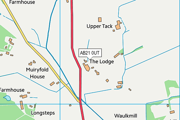 AB21 0UT map - OS VectorMap District (Ordnance Survey) AB21 0UT map - OS VectorMap District (Ordnance Survey)