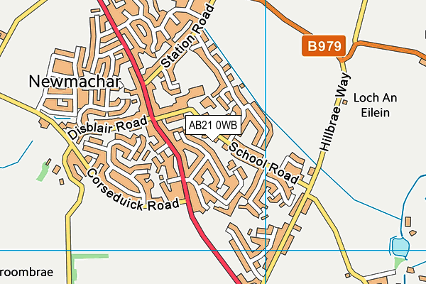 AB21 0WB map - OS VectorMap District (Ordnance Survey) AB21 0WB map - OS VectorMap District (Ordnance Survey)