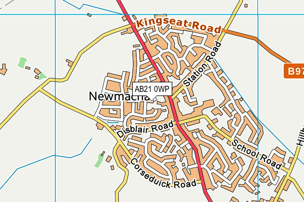 AB21 0WP map - OS VectorMap District (Ordnance Survey) AB21 0WP map - OS VectorMap District (Ordnance Survey)
