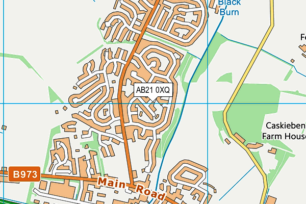 AB21 0XQ map - OS VectorMap District (Ordnance Survey) AB21 0XQ map - OS VectorMap District (Ordnance Survey)