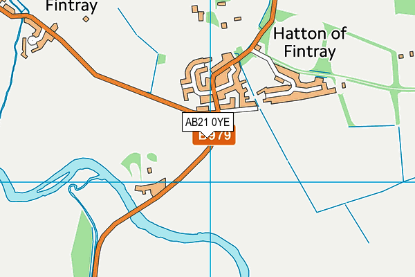 AB21 0YE map - OS VectorMap District (Ordnance Survey) AB21 0YE map - OS VectorMap District (Ordnance Survey)