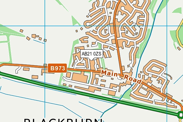 AB21 0ZS map - OS VectorMap District (Ordnance Survey) AB21 0ZS map - OS VectorMap District (Ordnance Survey)