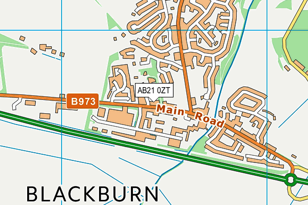 AB21 0ZT map - OS VectorMap District (Ordnance Survey) AB21 0ZT map - OS VectorMap District (Ordnance Survey)