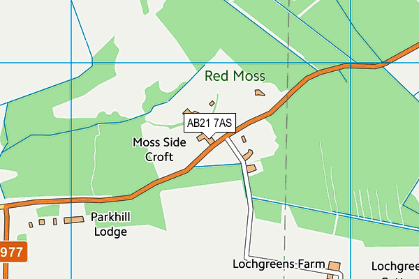 AB21 7AS map - OS VectorMap District (Ordnance Survey) AB21 7AS map - OS VectorMap District (Ordnance Survey)