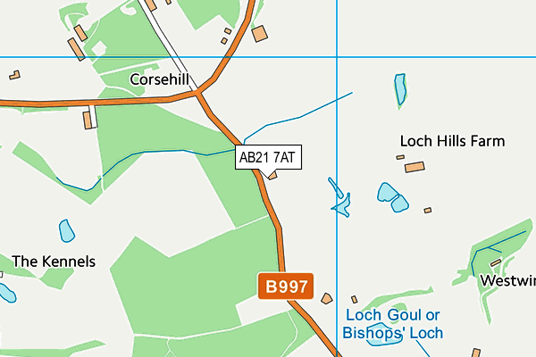 AB21 7AT map - OS VectorMap District (Ordnance Survey) AB21 7AT map - OS VectorMap District (Ordnance Survey)