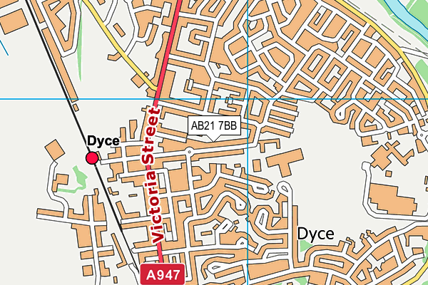 AB21 7BB map - OS VectorMap District (Ordnance Survey) AB21 7BB map - OS VectorMap District (Ordnance Survey)