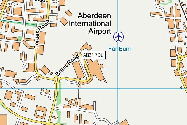 AB21 7DU map - OS VectorMap District (Ordnance Survey) AB21 7DU map - OS VectorMap District (Ordnance Survey)