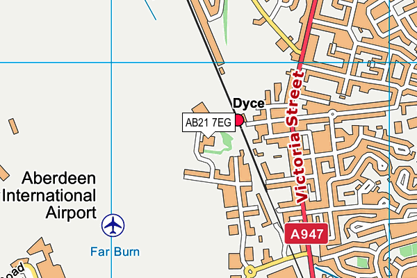AB21 7EG map - OS VectorMap District (Ordnance Survey) AB21 7EG map - OS VectorMap District (Ordnance Survey)