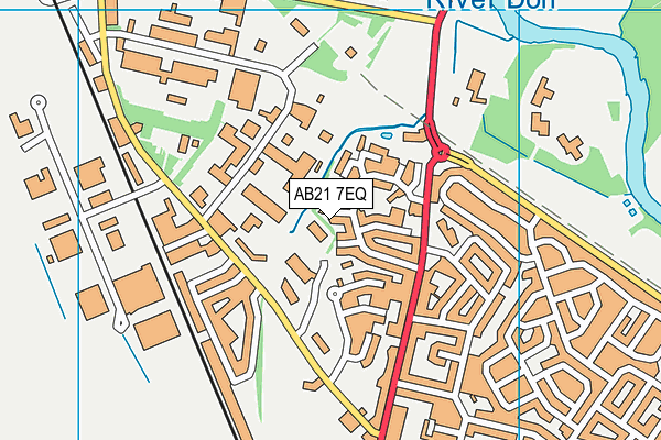 AB21 7EQ map - OS VectorMap District (Ordnance Survey) AB21 7EQ map - OS VectorMap District (Ordnance Survey)