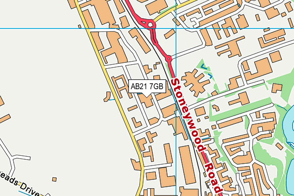 AB21 7GB map - OS VectorMap District (Ordnance Survey) AB21 7GB map - OS VectorMap District (Ordnance Survey)