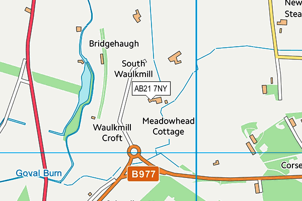 AB21 7NY map - OS VectorMap District (Ordnance Survey) AB21 7NY map - OS VectorMap District (Ordnance Survey)