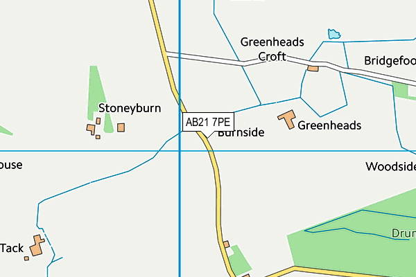 AB21 7PE map - OS VectorMap District (Ordnance Survey) AB21 7PE map - OS VectorMap District (Ordnance Survey)