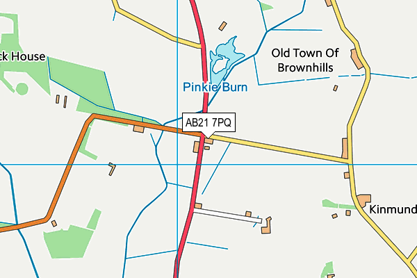AB21 7PQ map - OS VectorMap District (Ordnance Survey) AB21 7PQ map - OS VectorMap District (Ordnance Survey)