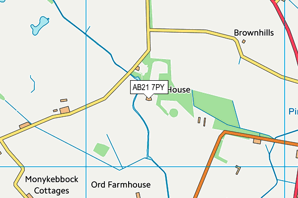 AB21 7PY map - OS VectorMap District (Ordnance Survey) AB21 7PY map - OS VectorMap District (Ordnance Survey)