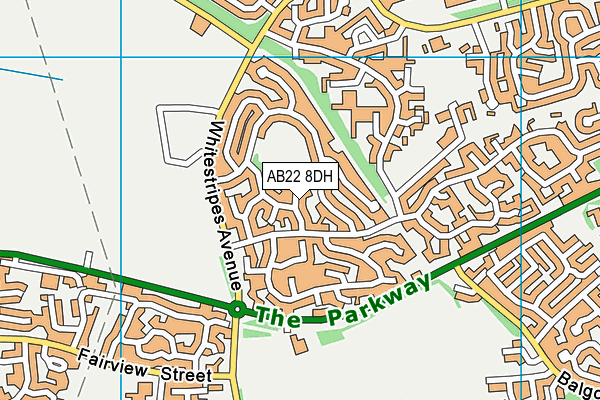AB22 8DH map - OS VectorMap District (Ordnance Survey) AB22 8DH map - OS VectorMap District (Ordnance Survey)