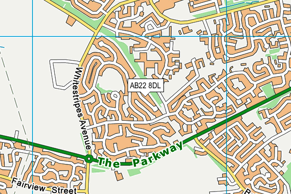 AB22 8DL map - OS VectorMap District (Ordnance Survey) AB22 8DL map - OS VectorMap District (Ordnance Survey)