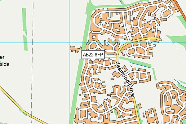 AB22 8FP map - OS VectorMap District (Ordnance Survey) AB22 8FP map - OS VectorMap District (Ordnance Survey)