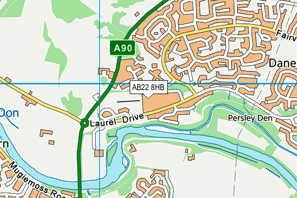 AB22 8HB map - OS VectorMap District (Ordnance Survey) AB22 8HB map - OS VectorMap District (Ordnance Survey)
