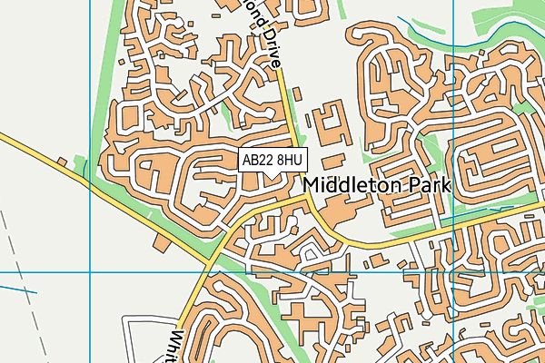 AB22 8HU map - OS VectorMap District (Ordnance Survey) AB22 8HU map - OS VectorMap District (Ordnance Survey)