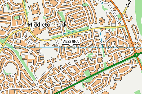 AB22 8NA map - OS VectorMap District (Ordnance Survey) AB22 8NA map - OS VectorMap District (Ordnance Survey)