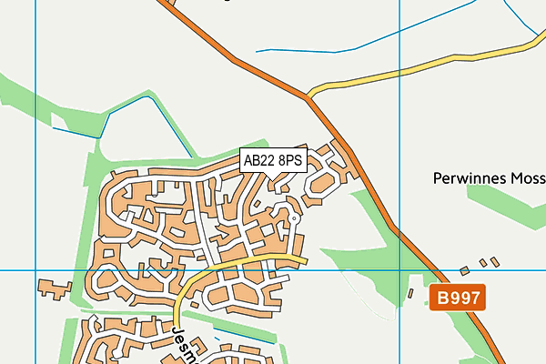 AB22 8PS map - OS VectorMap District (Ordnance Survey) AB22 8PS map - OS VectorMap District (Ordnance Survey)