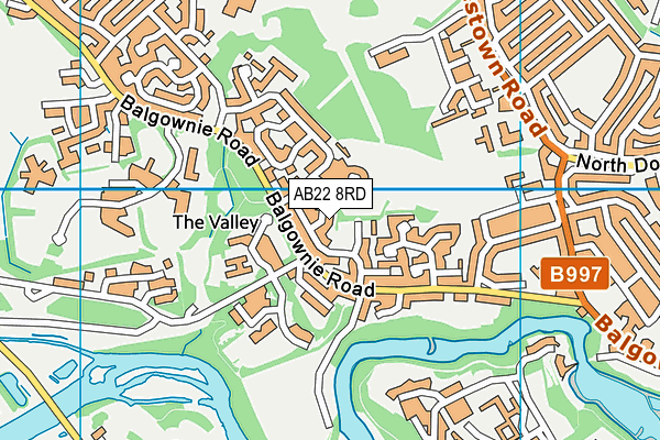 AB22 8RD map - OS VectorMap District (Ordnance Survey) AB22 8RD map - OS VectorMap District (Ordnance Survey)