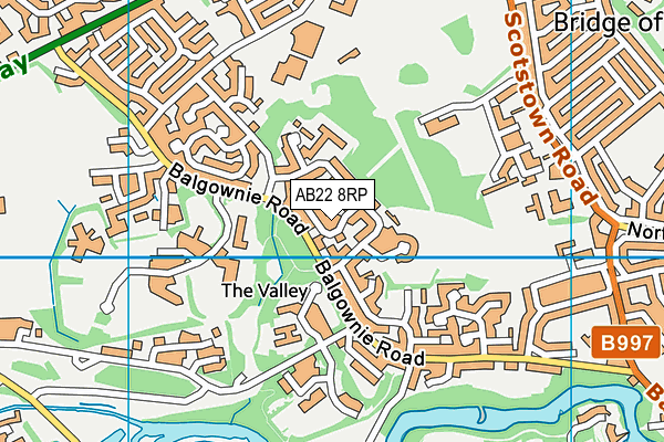 AB22 8RP map - OS VectorMap District (Ordnance Survey) AB22 8RP map - OS VectorMap District (Ordnance Survey)