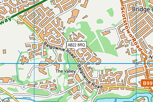 AB22 8RQ map - OS VectorMap District (Ordnance Survey) AB22 8RQ map - OS VectorMap District (Ordnance Survey)