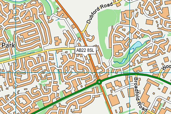 AB22 8SL map - OS VectorMap District (Ordnance Survey) AB22 8SL map - OS VectorMap District (Ordnance Survey)