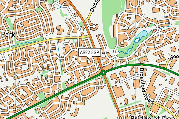 AB22 8SP map - OS VectorMap District (Ordnance Survey) AB22 8SP map - OS VectorMap District (Ordnance Survey)