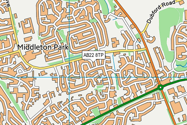 AB22 8TP map - OS VectorMap District (Ordnance Survey) AB22 8TP map - OS VectorMap District (Ordnance Survey)