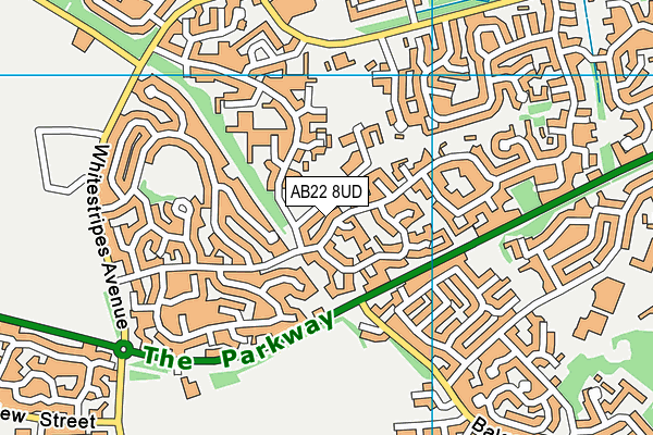AB22 8UD map - OS VectorMap District (Ordnance Survey) AB22 8UD map - OS VectorMap District (Ordnance Survey)