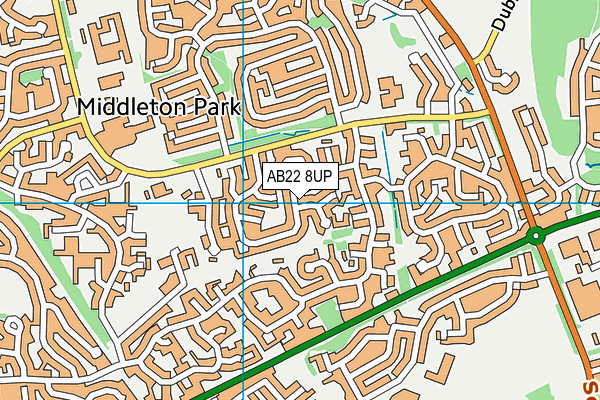 AB22 8UP map - OS VectorMap District (Ordnance Survey) AB22 8UP map - OS VectorMap District (Ordnance Survey)