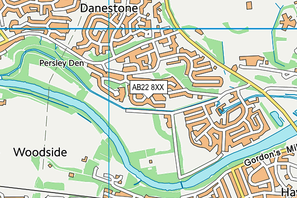 AB22 8XX map - OS VectorMap District (Ordnance Survey) AB22 8XX map - OS VectorMap District (Ordnance Survey)