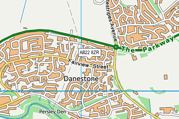 AB22 8ZR map - OS VectorMap District (Ordnance Survey) AB22 8ZR map - OS VectorMap District (Ordnance Survey)