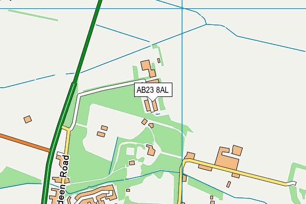 AB23 8AL map - OS VectorMap District (Ordnance Survey) AB23 8AL map - OS VectorMap District (Ordnance Survey)