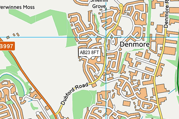 AB23 8FT map - OS VectorMap District (Ordnance Survey) AB23 8FT map - OS VectorMap District (Ordnance Survey)