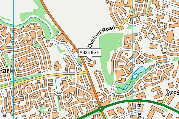 AB23 8GH map - OS VectorMap District (Ordnance Survey) AB23 8GH map - OS VectorMap District (Ordnance Survey)