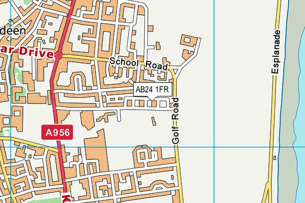AB24 1FR map - OS VectorMap District (Ordnance Survey) AB24 1FR map - OS VectorMap District (Ordnance Survey)