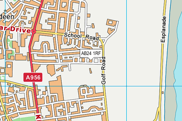 AB24 1RF map - OS VectorMap District (Ordnance Survey) AB24 1RF map - OS VectorMap District (Ordnance Survey)