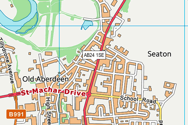 AB24 1SE map - OS VectorMap District (Ordnance Survey) AB24 1SE map - OS VectorMap District (Ordnance Survey)