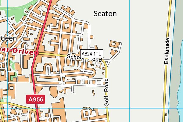 AB24 1TL map - OS VectorMap District (Ordnance Survey) AB24 1TL map - OS VectorMap District (Ordnance Survey)