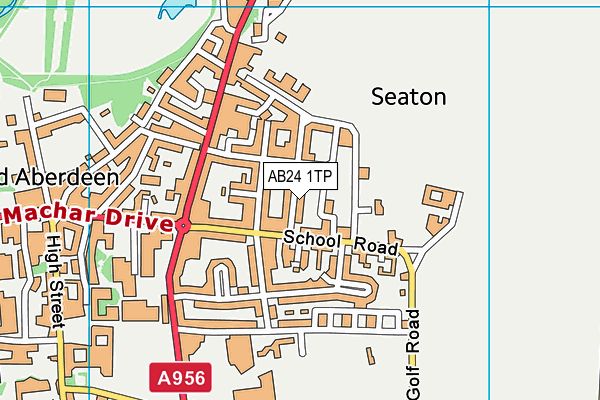 AB24 1TP map - OS VectorMap District (Ordnance Survey) AB24 1TP map - OS VectorMap District (Ordnance Survey)