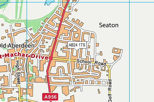 AB24 1TS map - OS VectorMap District (Ordnance Survey) AB24 1TS map - OS VectorMap District (Ordnance Survey)